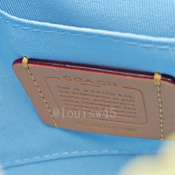 Coach Ashton In Signature Denim Shoulder Bag - Picture 8 of 10